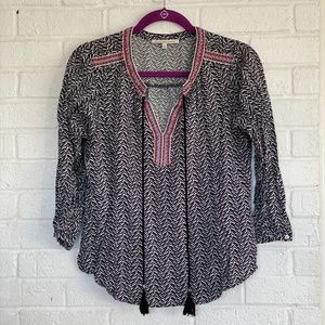Aztec/tribal women’s blouse